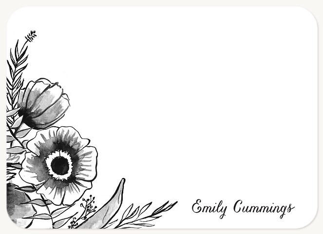 Illustrated Bouquet Stationery