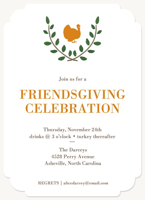 Friendsgiving Thanksgiving Cards
