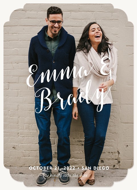 Perfect Pairing Save the Date Cards