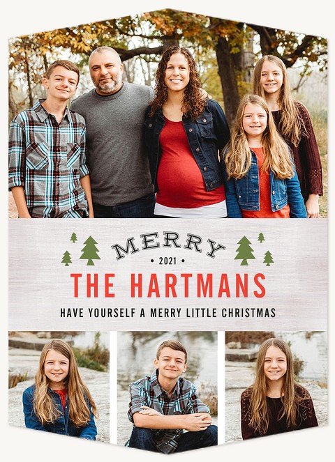 Charming Pines Personalized Holiday Cards