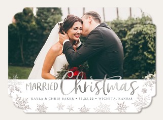 Newlywed Christmas Cards | Simply To Impress