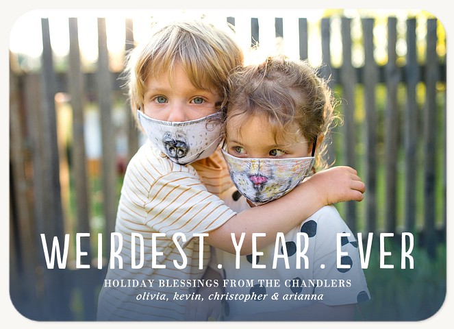 Weirdest Year Photo Holiday Cards