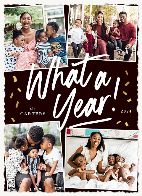 What a Year! New Year's Cards