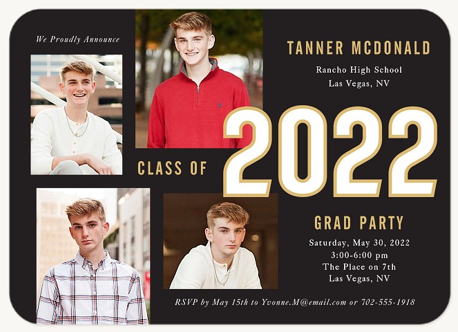 Bold Grad Graduation