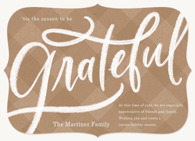 Chalk Gratitude Thanksgiving Cards