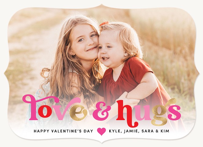 Love & Hugs Valentines Cards