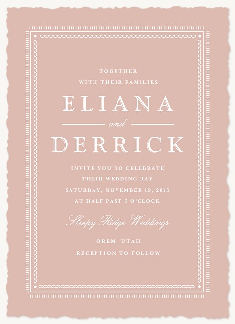 Classic Frame Wedding Invitations