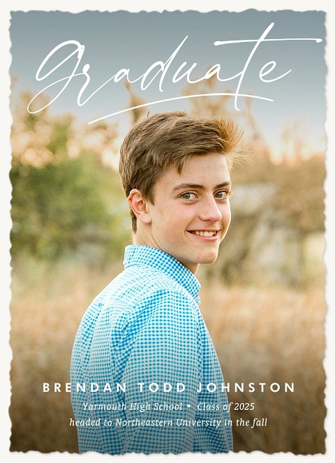 Underlined Graduate Graduation Cards