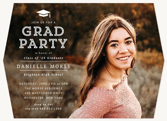 Inline Type Graduation Cards