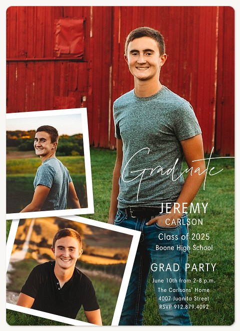 Simple Collage Graduation Cards