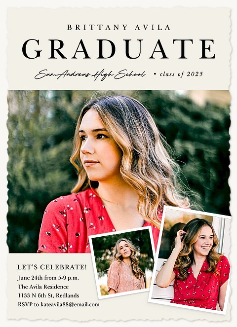 Classic Scrapbook Graduation Cards