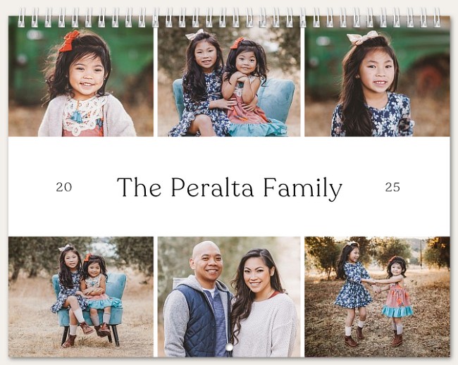 Center Text Calendar Personalized Photo Calendars