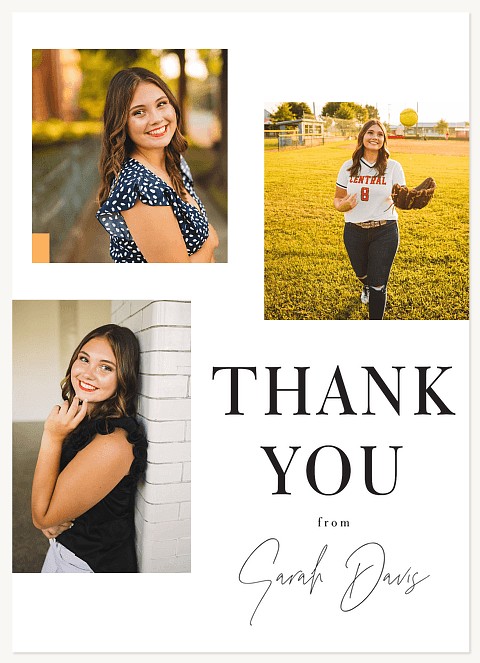 Simple Snapshot Mix Thank You Cards 