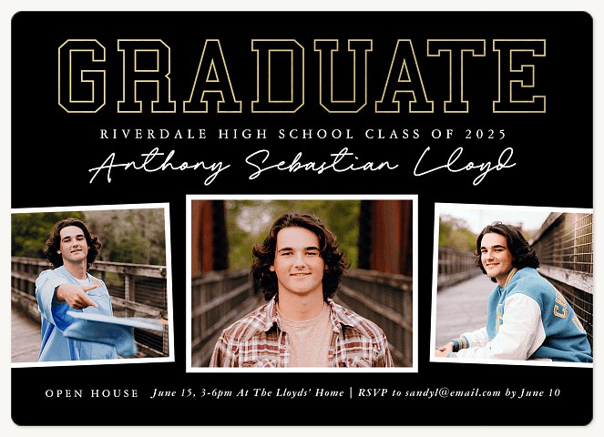 Signature Trio Graduation Cards