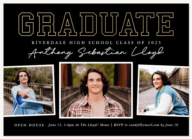 Signature Trio Graduation Cards