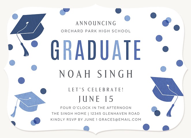 Grad Confetti Graduation Cards