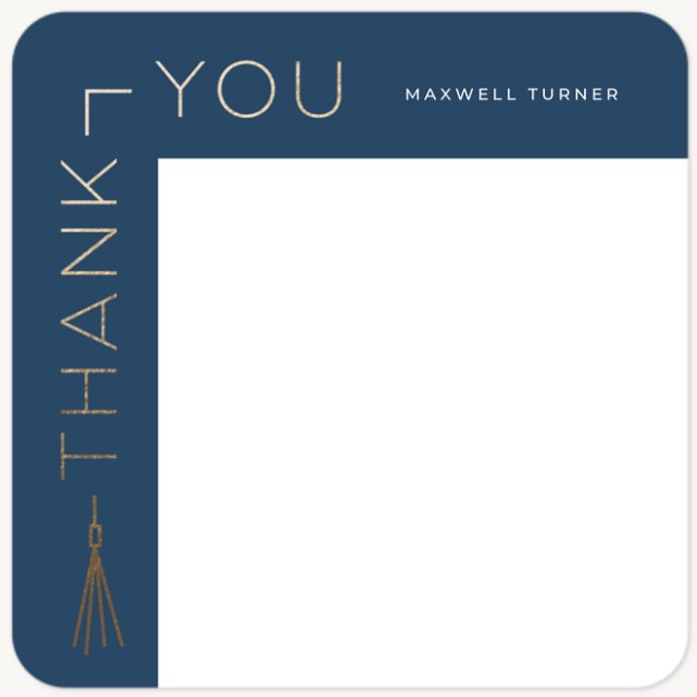 Type & Tassel Thank You Cards 