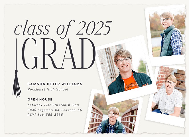 Tassel Drop Graduation Cards