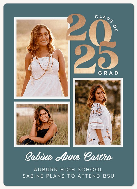 Modern Frames Graduation Cards