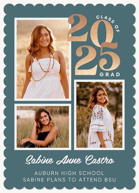 Modern Frames Graduation Cards