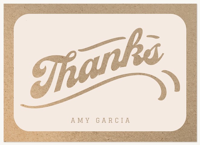 Vintage Flourish Thank You Cards 