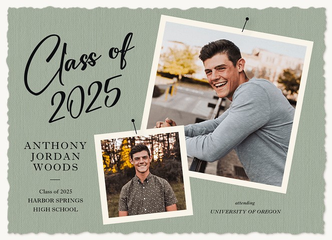 Pinned Snapshots Graduation Cards