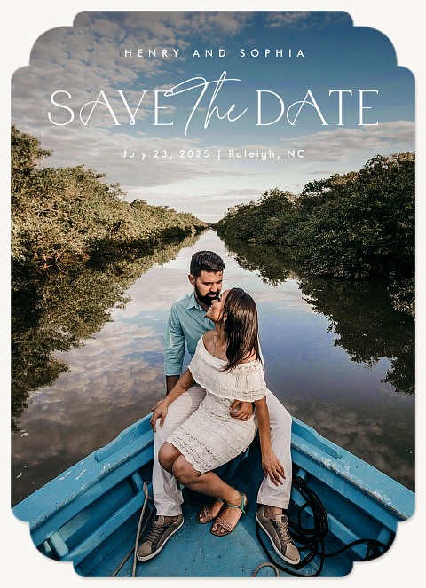 Elegant Mix Save the Date Cards