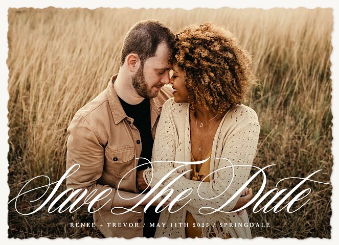 Refined Elegance Save the Date Cards