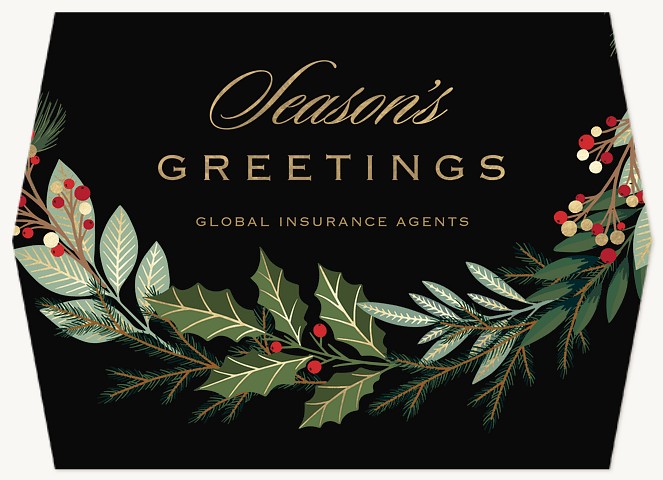 Gilded Berries Business Holiday Cards