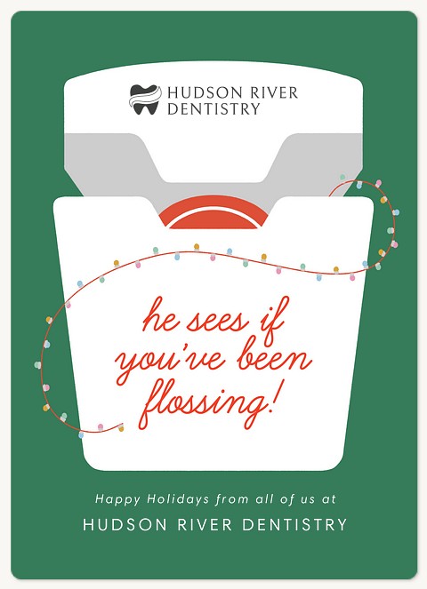 Festive Floss Business Holiday Cards