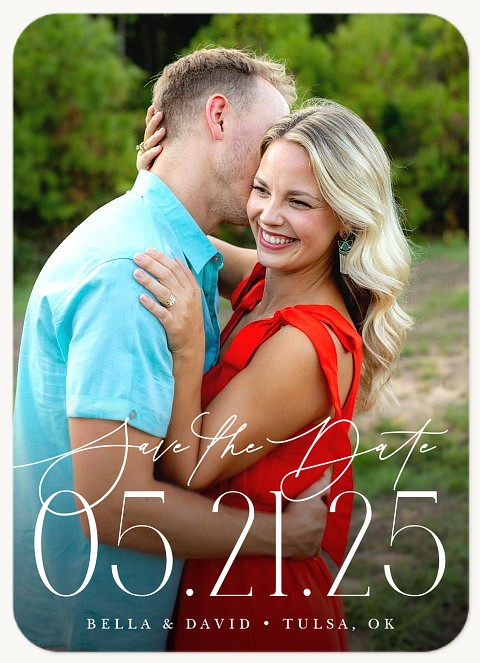 Big Date Save the Date Cards