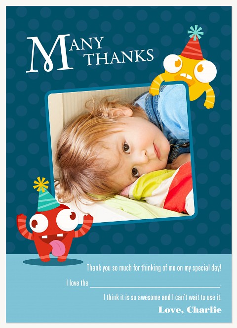 Birthday Buddies Birthday Thank You Cards