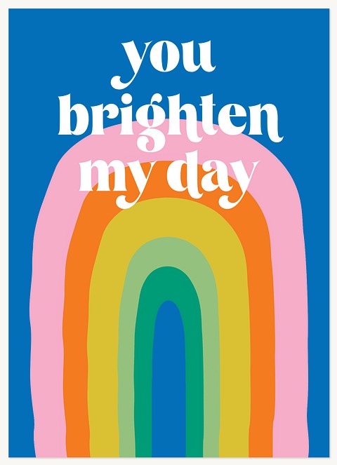 Bright Rainbow Greeting Cards