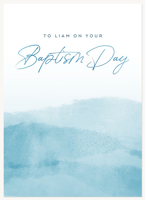 Baptism Waves Greeting Cards