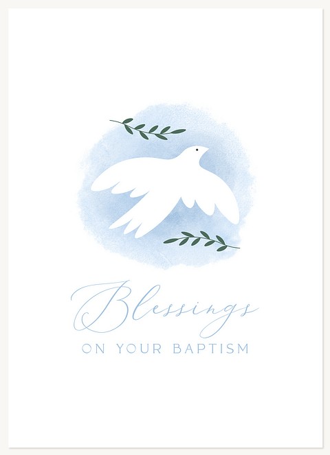 Baptism Blessings Greeting Cards