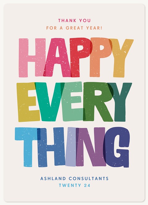 Happy Everything Holiday & Christmas Magnet Cards