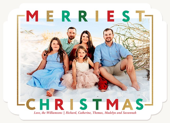 Merry Mix Personalized Holiday Cards