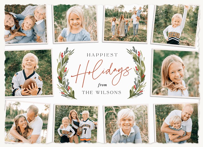 All The Photos Personalized Holiday Cards