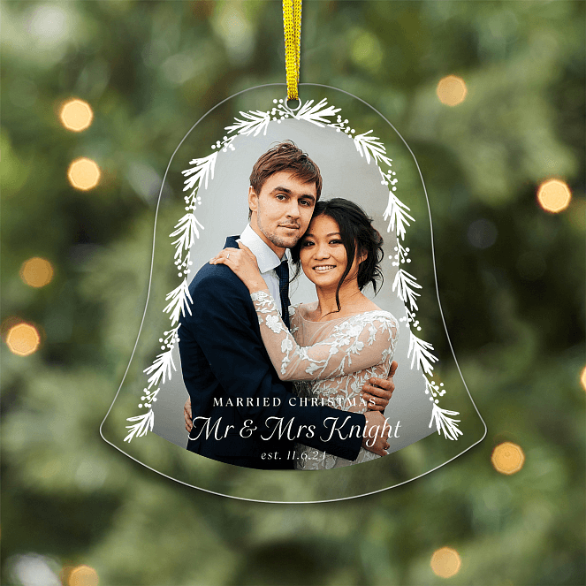 Elegant Bliss Personalized Ornaments