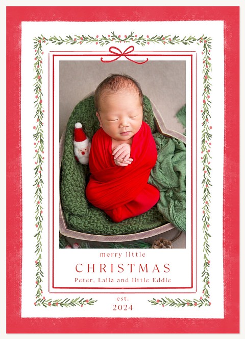 Perfectly Framed Personalized Holiday Cards