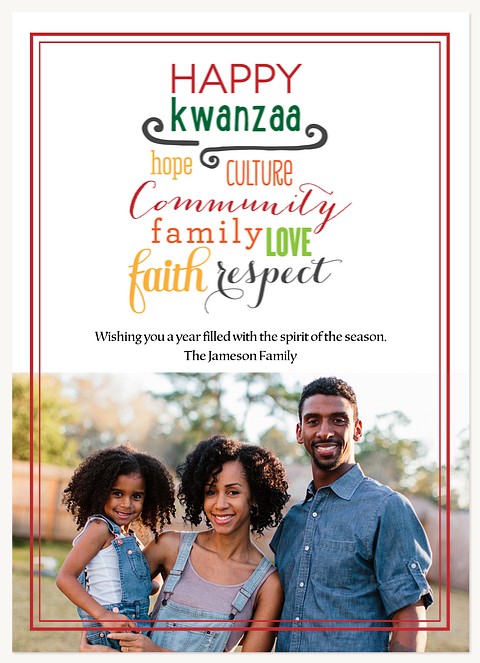 Kwanzaa Spirit  Kwanzaa Cards