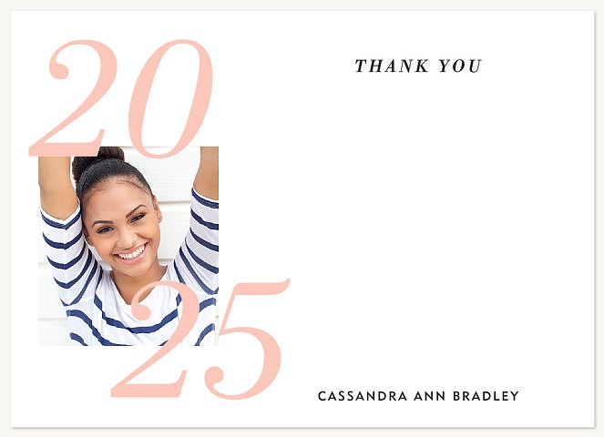 Trendy Grad Graduation Thank You Cards