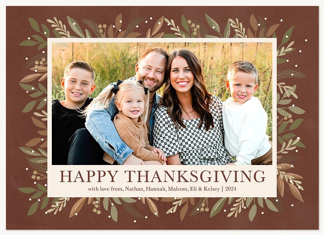 Harvest Frame Thanksgiving Cards