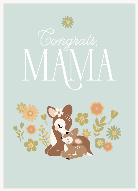 Delighted Deer  Greeting Cards