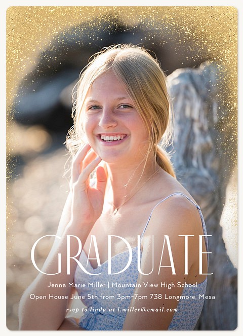 Gold Star Graduation Cards