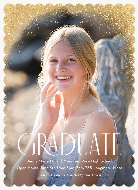 Gold Star Graduation Cards