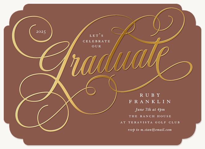 Extra Embellishment Graduation Cards