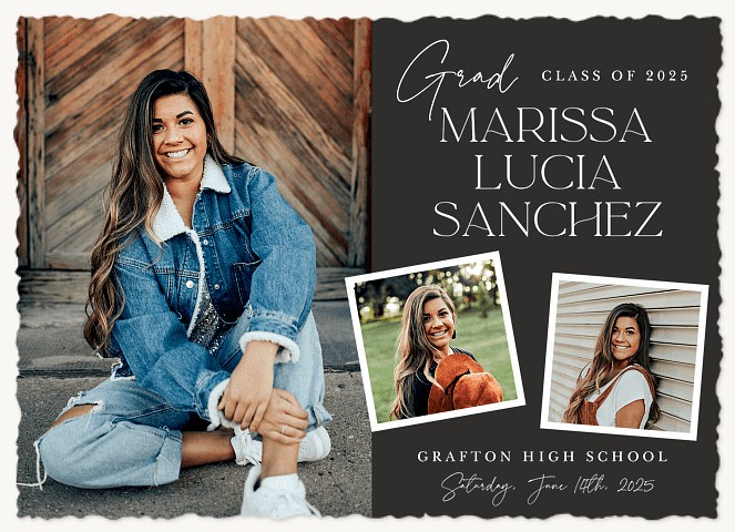 Luxe Collage Graduation Cards