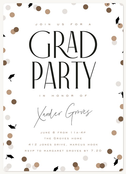 Grad Confetti Graduation Cards