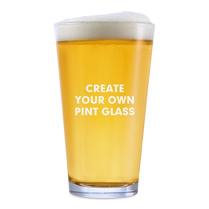 Create Your Own Engraved Pint Glass